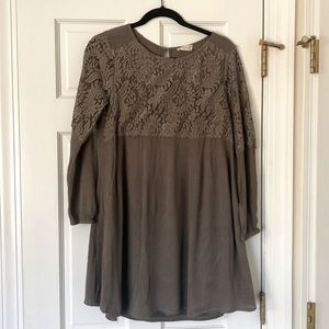Altar’d state green long-sleeve dress medium